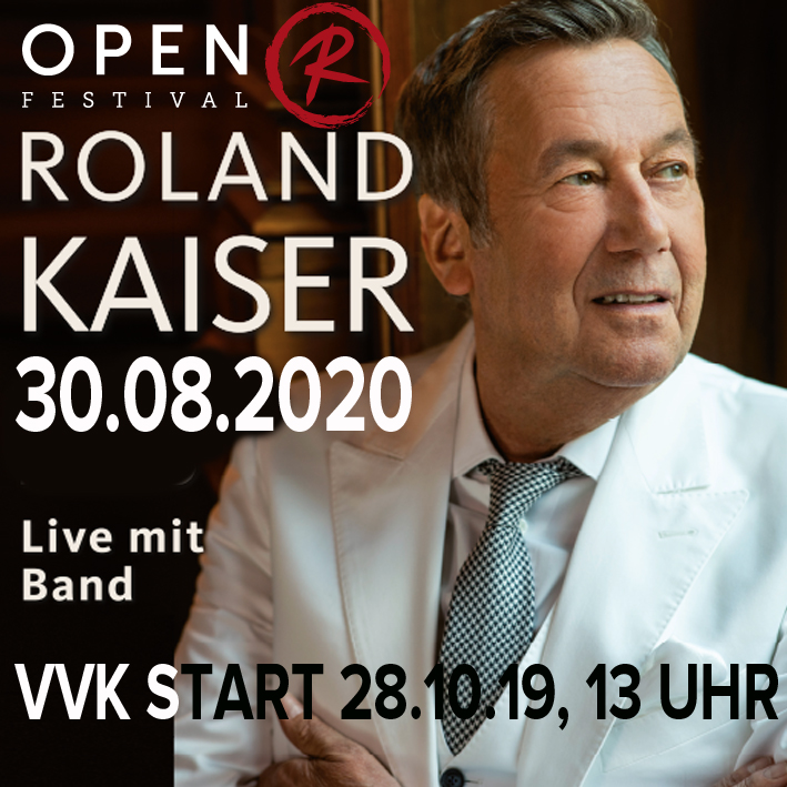 Roland Kaiser beim OPEN R FESTIVAL 2020
